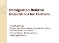 Immigration Reform: Implications for Farmers PowerPoint PPT Presentation