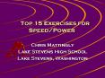 Top 15 Exercises for Speed/Power PowerPoint PPT Presentation