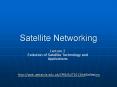 Satellite Networking PowerPoint PPT Presentation