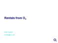 Rentals from O2 PowerPoint PPT Presentation