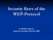Security flaws of the WEP-Protocol