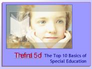 The Top 10 Basics of Special Education