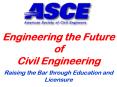 Engineering the Future of Civil Engineering PowerPoint PPT Presentation