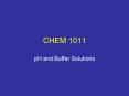 CHEM 1011 PowerPoint PPT Presentation