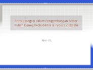 Prinsip Negasi dalam Pengembangan Mata Kuliah Daring