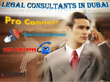 Legal Consultants in Dubai
