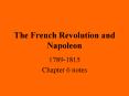 The French Revolution and Napoleon PowerPoint PPT Presentation