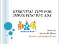 ESSENTIAL TIPS FOR IMPROVING PPC ADS PowerPoint PPT Presentation