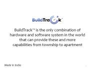 BuildTrack Home Automation System - Energy Saving