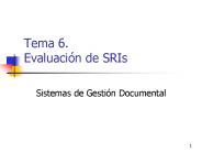 Tema 6. Evaluaci