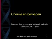 Chemie en beroepen