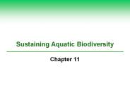 Sustaining Aquatic Biodiversity