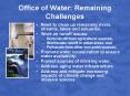 Office of Water: Remaining Challenges PowerPoint PPT Presentation