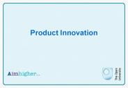 Product Innovation