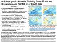 Anthropogenic Aerosols Slowing Down Monsoon Circulation and Rainfall over South Asia PowerPoint PPT Presentation