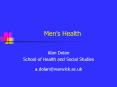 Men PowerPoint PPT Presentation