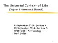 The Universal Context of Life (Chapter 3  PowerPoint PPT Presentation