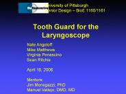 Tooth Guard for the Laryngoscope