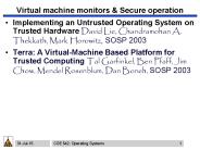 Virtual machine monitors