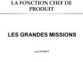 LA FONCTION CHEF DE PRODUIT PowerPoint PPT Presentation