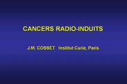 CANCERS RADIO-INDUITS