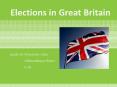 Elections in Great Britain PowerPoint PPT Presentation