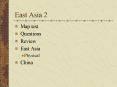 East Asia 2 PowerPoint PPT Presentation