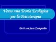 Verso una Teoria Ecologica per la Psicoterapia PowerPoint PPT Presentation