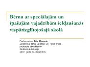 Bernu ar specialajam un ipa