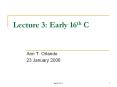 Lecture 3: Early 16th C PowerPoint PPT Presentation