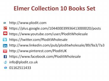 Elmer Collection 10 books Set