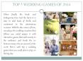 TOP 5 WEDDING GAMES OF 2014 PowerPoint PPT Presentation