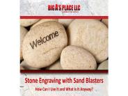 Stone Engraving with Sand Blasters