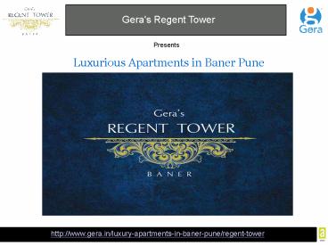 Luxurious Apartments in Baner Pune