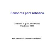Sensores para rob