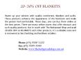20-30% OFF Blankets from The Bedspread Shop