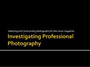 Researching Photography