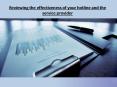 Reviewing the effectiveness of your hotline and the service provider PowerPoint PPT Presentation