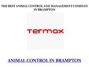 animal control in brampton