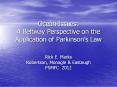 Ocean Issues: A Beltway Perspective on the Application of Parkinson PowerPoint PPT Presentation