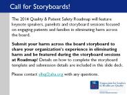Call for Storyboards!