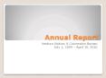 Annual Report PowerPoint PPT Presentation