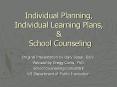 Individual Planning, Individual Learning Plans, PowerPoint PPT Presentation
