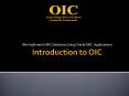 Introduction to OIC PowerPoint PPT Presentation