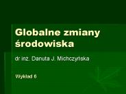 Globalne zmiany srodowiska