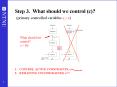 Step 3. What should we control (c)? (primary controlled variables y1=c) PowerPoint PPT Presentation