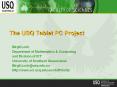 The USQ Tablet PC Project PowerPoint PPT Presentation