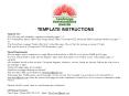 TEMPLATE INSTRUCTIONS PowerPoint PPT Presentation