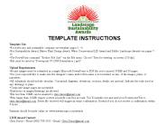 TEMPLATE INSTRUCTIONS
