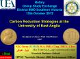 Carbon Reduction Strategies at the University of East Anglia PowerPoint PPT Presentation